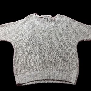 COPY - Chico's Cream Short Sleeve Sweater